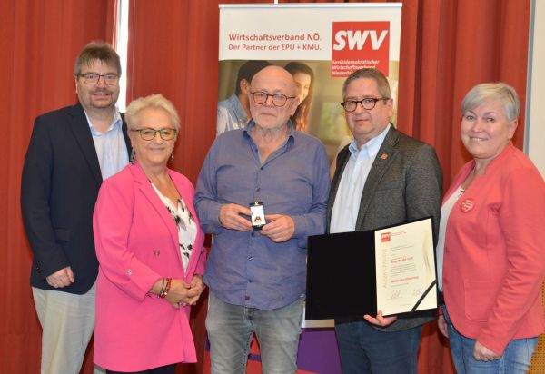 Wirtschaftsverband NÖ verleiht höchste Auszeichnung an Ewald Volk